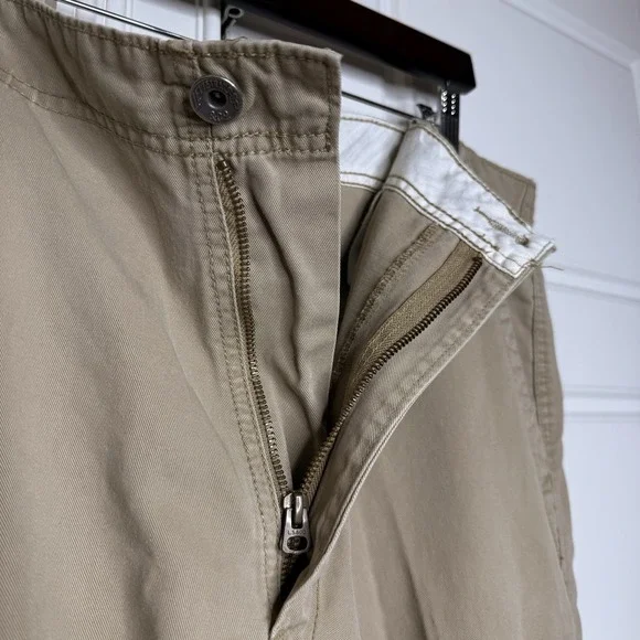 VTG Levi's Cargo Pants Mens 38/30 (40/29) Khaki Loose Straight Baggy Skate Y2K - Picture 4 of 11